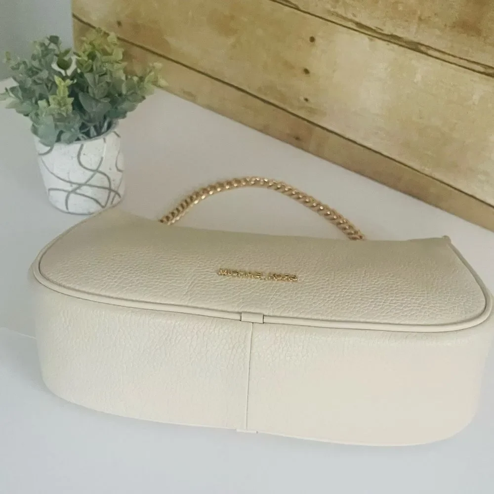 Michael Kors Cream Leather Bag
